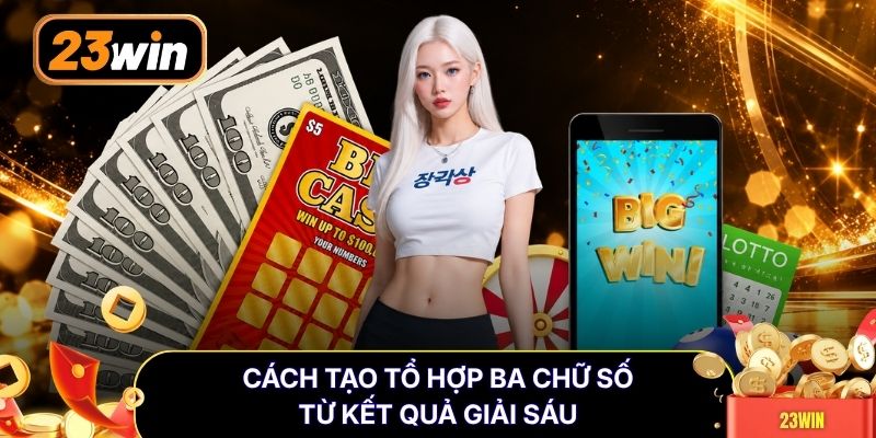 Cách tạo tổ hợp ba chữ số từ kết quả giải sáu